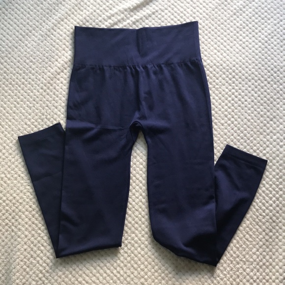 EZ by Nina Leonard dark blue stretch/ workout pants Size Small Brand New - Picture 2 of 6